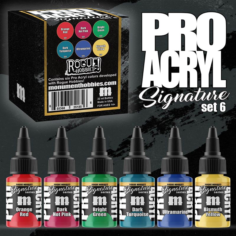 Monument - Pro Acryl Signature Series Set 6 - Rogue Hobbies